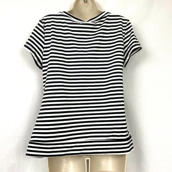 Motherhood Maternity XL Nursing Top Striped Wrap - Picture 3 of 6